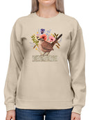 Avian Collage I Sweatshirt -Victoria Borges Designs