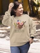 Avian Collage I Sweatshirt -Victoria Borges Designs