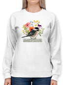 Avian Collage Ii Sweatshirt -Victoria Borges Designs