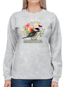 Avian Collage Ii Sweatshirt -Victoria Borges Designs
