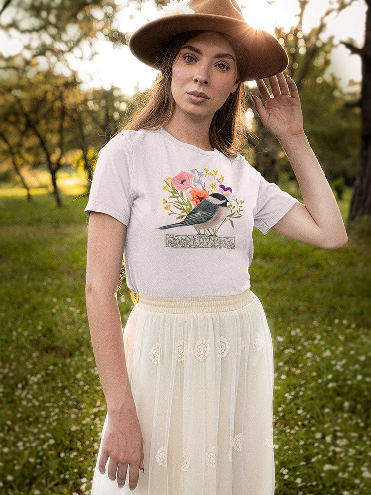 Avian Collage Ii T-shirt -Victoria Borges Designs