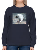 Couple Celestial Swing Sweatshirt -Victoria Borges Designs