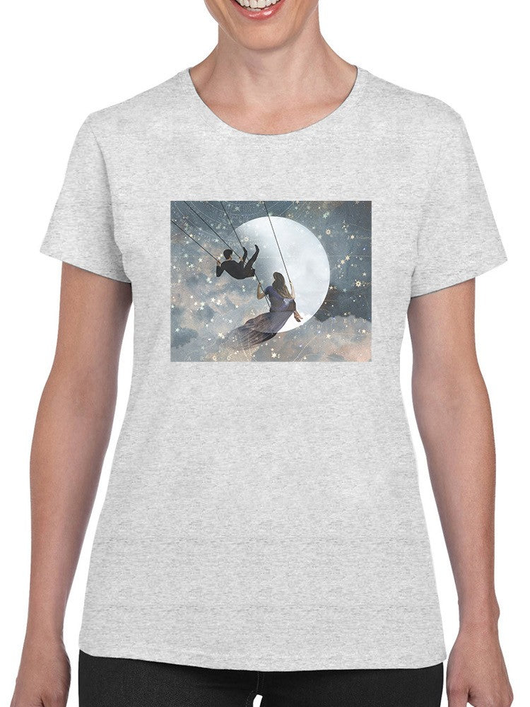 Couple Celestial Swing T-shirt -Victoria Borges Designs