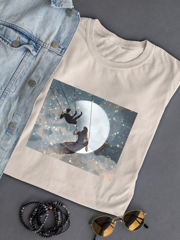Couple Celestial Swing T-shirt -Victoria Borges Designs