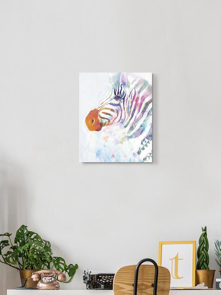 Watercolor Zebra I Wall Art -Victoria Borges Designs