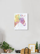 Watercolor Zebra Ii Wall Art -Victoria Borges Designs