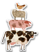 Barnyard Buds Sticker -Victoria Borges Designs