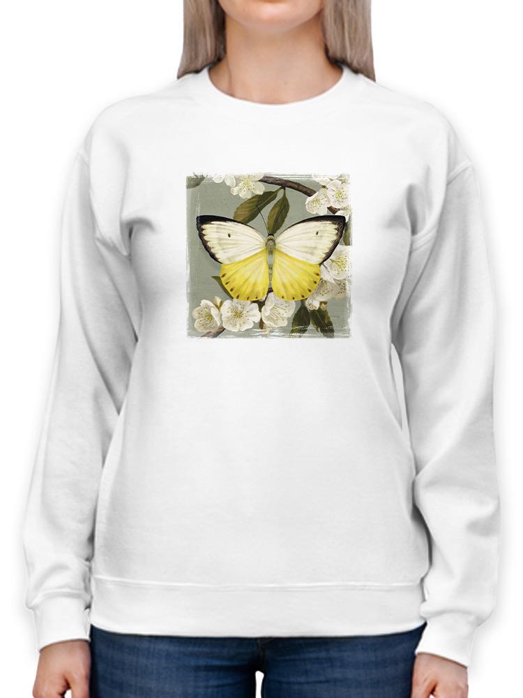 Butterfly Branch I Sweatshirt -Victoria Borges Designs
