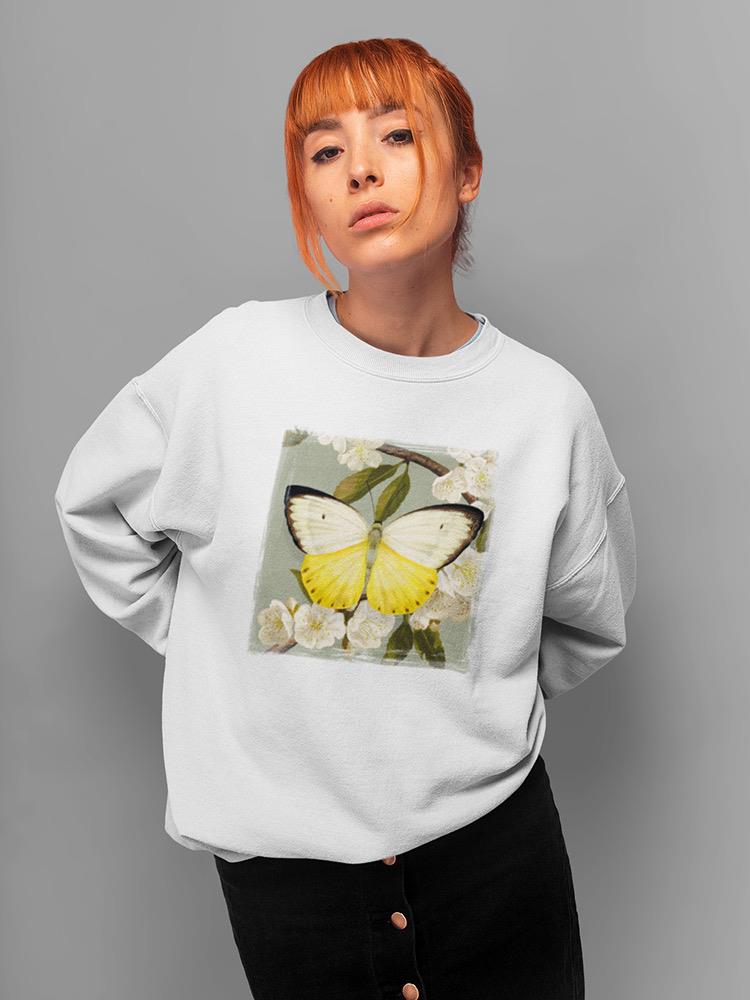 Butterfly Branch I Sweatshirt -Victoria Borges Designs