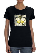 Butterfly Branch I T-shirt -Victoria Borges Designs