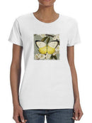 Butterfly Branch I T-shirt -Victoria Borges Designs