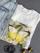 Butterfly Branch I T-shirt -Victoria Borges Designs