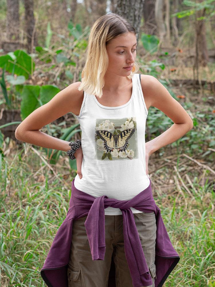 Butterfly Branch Ii T-shirt -Victoria Borges Designs