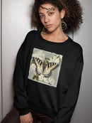 Butterfly Branch Ii Sweatshirt -Victoria Borges Designs