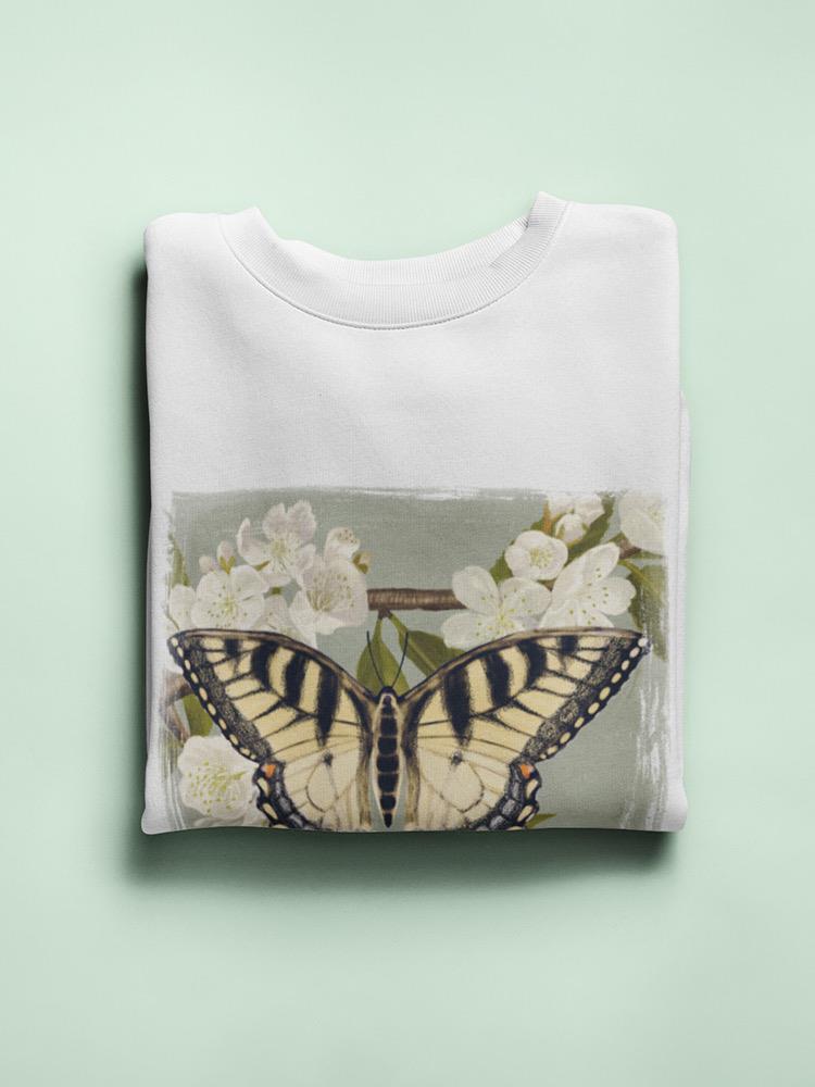 Butterfly Branch Ii Sweatshirt -Victoria Borges Designs