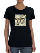 Butterfly Branch Ii T-shirt -Victoria Borges Designs