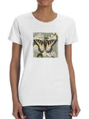 Butterfly Branch Ii T-shirt -Victoria Borges Designs
