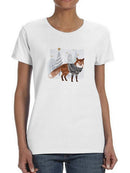Cozy Woodland Animal I T-shirt -Victoria Borges Designs