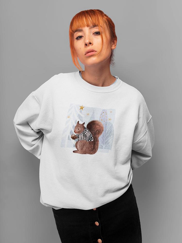 Cozy Woodland Animal Ii Sweatshirt -Victoria Borges Designs