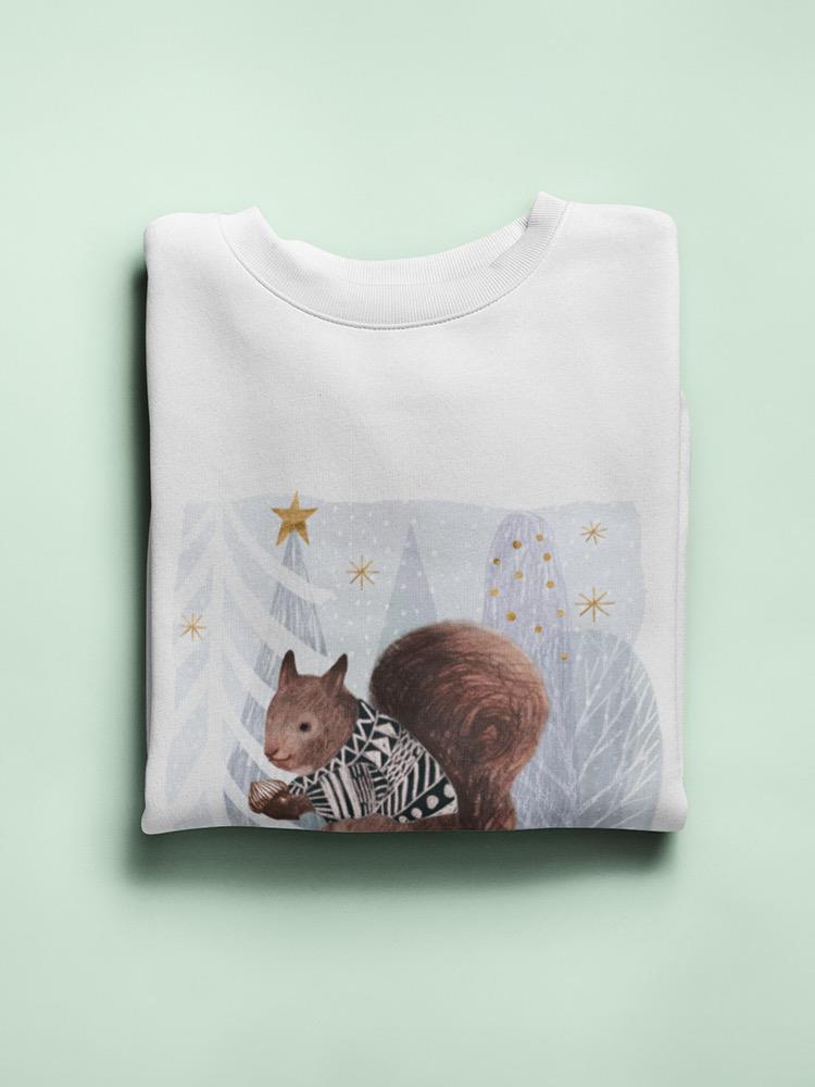 Cozy Woodland Animal Ii Sweatshirt -Victoria Borges Designs