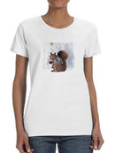 Cozy Woodland Animal Ii T-shirt -Victoria Borges Designs