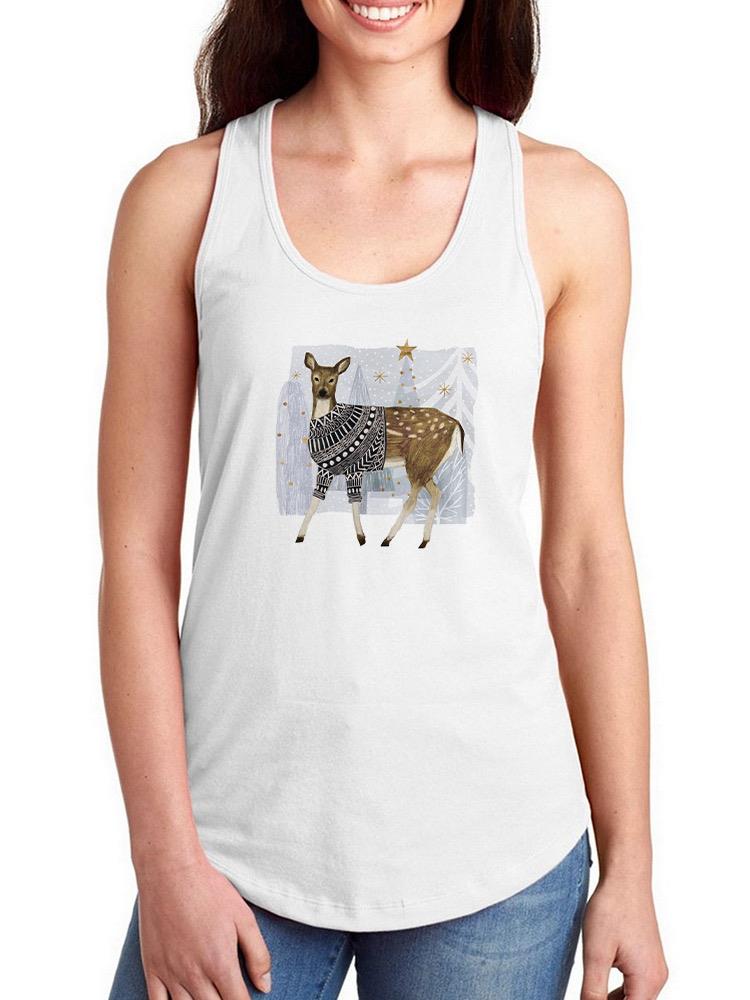 Cozy Woodland Animal Iii T-shirt -Victoria Borges Designs