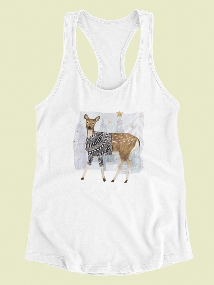 Cozy Woodland Animal Iii T-shirt -Victoria Borges Designs