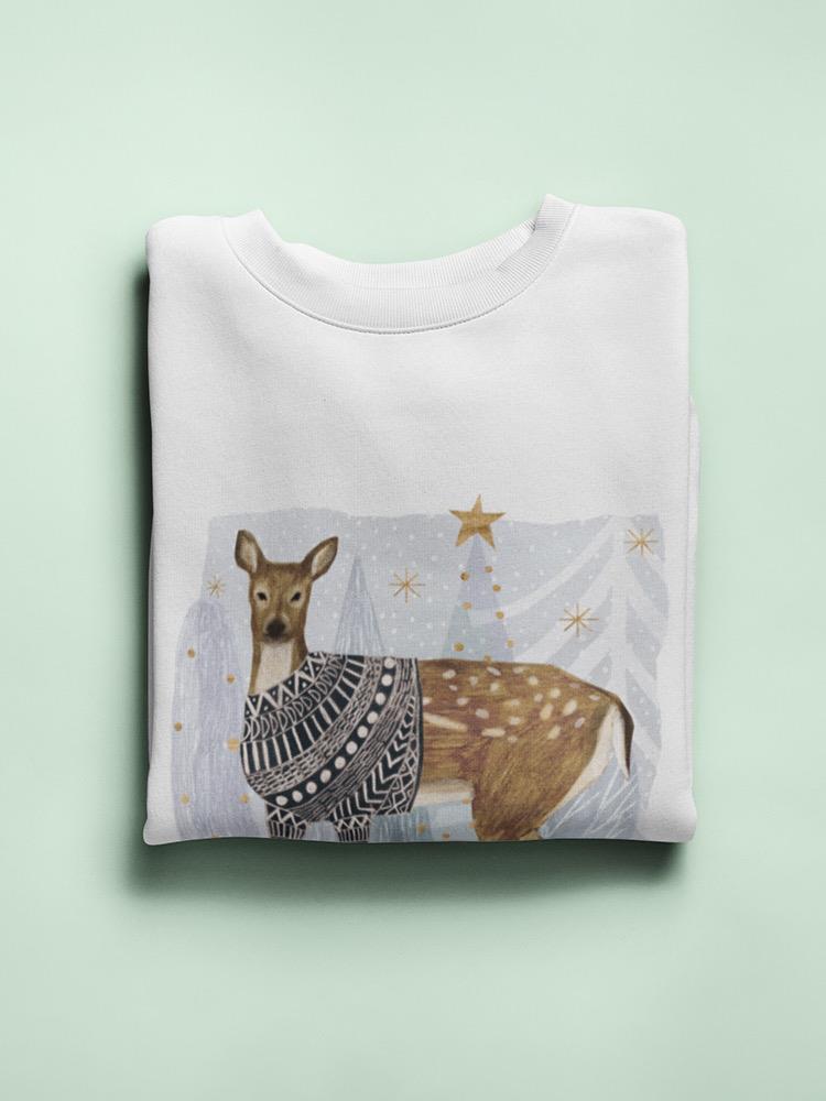 Cozy Woodland Animal Iii Sweatshirt -Victoria Borges Designs