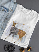Cozy Woodland Animal Iii T-shirt -Victoria Borges Designs