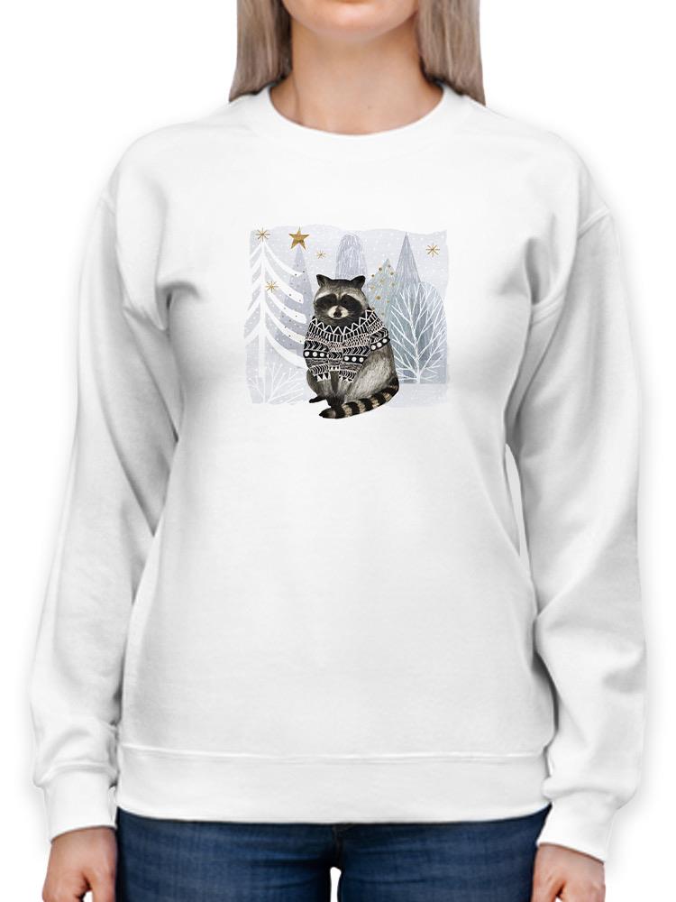 Cozy Woodland Animal Iv Sweatshirt -Victoria Borges Designs