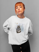 Cozy Woodland Animal Iv Sweatshirt -Victoria Borges Designs