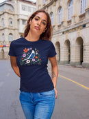 Fairytale Folk Garden T-shirt -Victoria Borges Designs