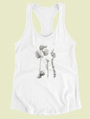 Protea On Linen Ii T-shirt -Vision Studio Designs