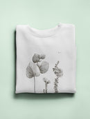 Protea On Linen Ii Sweatshirt -Vision Studio Designs