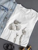 Protea On Linen Ii T-shirt -Vision Studio Designs