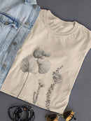 Protea On Linen Ii T-shirt -Vision Studio Designs