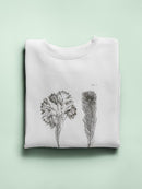 Protea On Linen I Sweatshirt -Vision Studio Designs