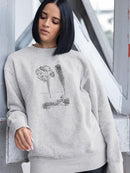 Protea On Linen I Sweatshirt -Vision Studio Designs