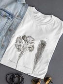 Protea On Linen I T-shirt -Vision Studio Designs