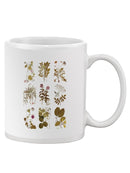 Antique Floral Grid Ii Mug -Vision Studio Designs