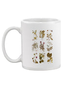 Antique Floral Grid Ii Mug -Vision Studio Designs