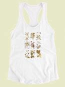 Antique Floral Grid Ii T-shirt -Vision Studio Designs