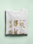 Antique Floral Grid Ii Sweatshirt -Vision Studio Designs