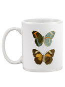 Antique Blue Butterflies Iii Mug -Vision Studio Designs