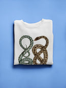 Antique Snakes Iv. Sweatshirt -Vision Studio Designs