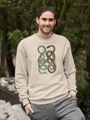 Antique Snakes Iv. Sweatshirt -Vision Studio Designs