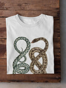 Antique Snakes Iv. T-shirt -Vision Studio Designs