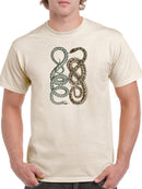 Antique Snakes Iv. T-shirt -Vision Studio Designs