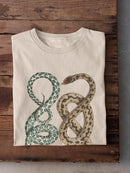 Antique Snakes Iv. T-shirt -Vision Studio Designs