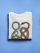 Antique Snakes Iv. Sweatshirt -Vision Studio Designs